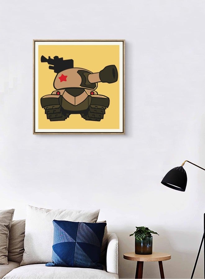Whattacraft! واتاكرافت! لوحة بالأرقام للأطفال | طقم رسم فاخر صغير 25×25 سم | ديكور حائط يمكنك صنعه بنفسك | اصنعها بنفسك | مجموعة هدايا فنية | (MINI-65) - Image 2